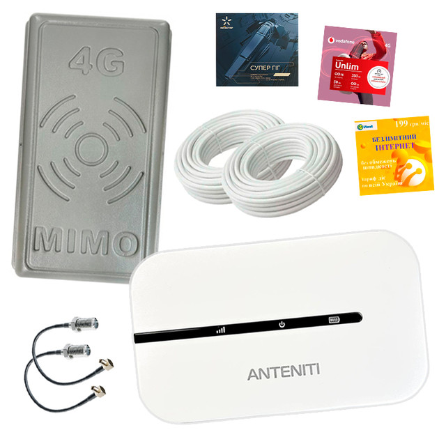 4G Wi-Fi комплект Мобільний роутер Anteniti E5576
