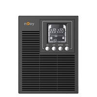 ИБП NJOY Echo Pro 1000 (UPOL-OL100EP-CG01B), Online, 3 x Schuko, USB, LCD, металл