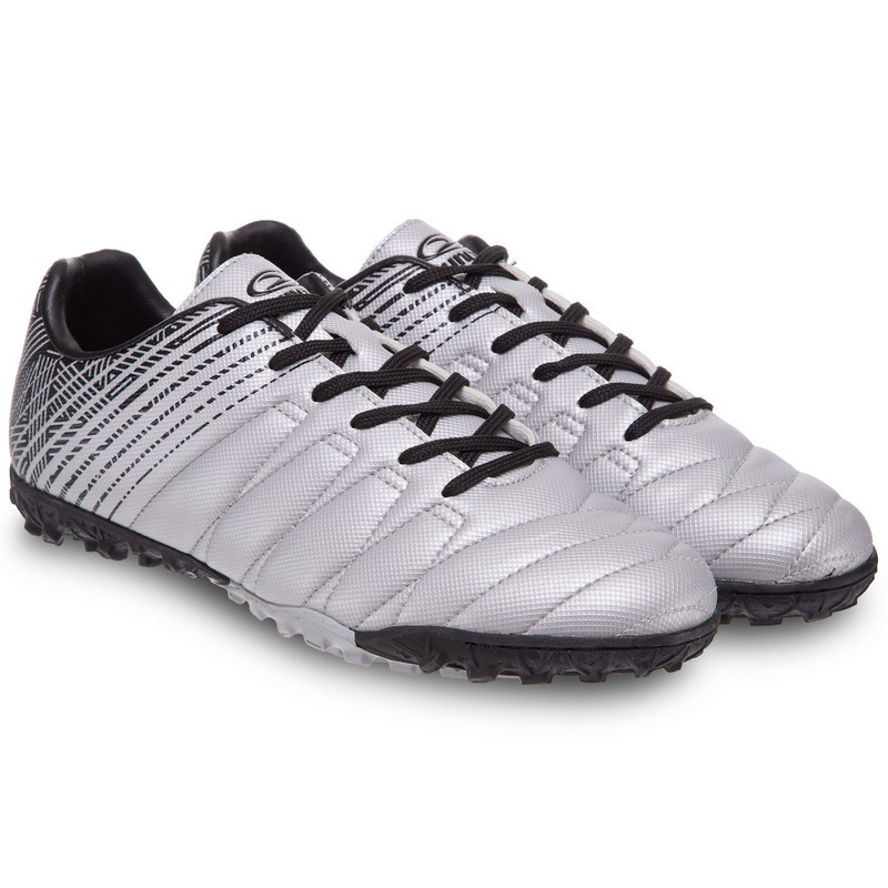 Сороконіжки футбольні шипшини Zelart 2007E-1 розмір 31 Silver-Black