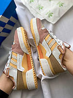 Модні жіночі кроссівки Adidas Forum 84 Low White/Orange. Жіночі кросси Адідас Форум., фото 9