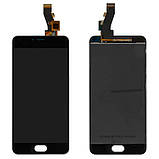 Модуль (сенсор + дисплей) Meizu M3/M3 mini чорний, фото 2