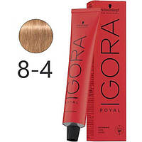 Крем-краска для волос Schwarzkopf Igora Royal 8-4 Светло-Русый Бежевый 60 мл