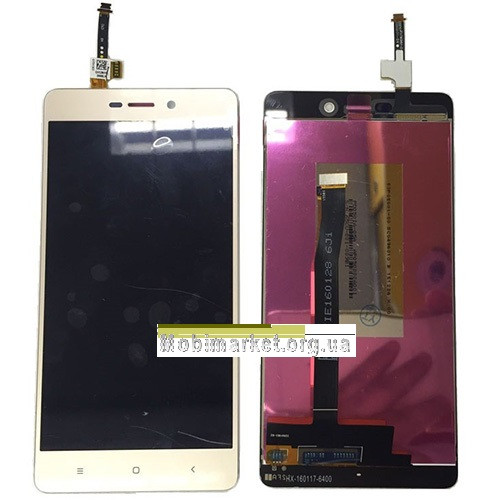 Модуль (сенсор + дисплей) для Xiaomi Redmi 3 / Redmi 3s / Redmi 3s prime / Redmi 3x золотий, фото 1