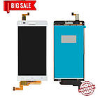 Модуль (дисплей+сенсор) для Huawei Ascend G6-U10/P7 MINI білий
