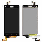 Модуль (дисплей + сенсор) для Huawei Ascend G6-U10/P7 MINI чорний