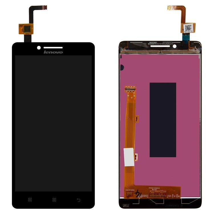 Модуль (сенсор + дисплей) Lenovo K3 / A6000 / A6010 черный, фото 1