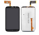 Модуль (сенсор + дисплей) HTC T328w Desire V чорний