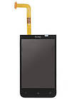 Модуль (дисплей+сенсор) для HTC Desire 200 чорний