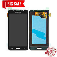 Дисплейний модуль (Liquid Crystal Display+Touchscreen) Samsung J510H Galaxy J5 (2016) AMOLed чорний