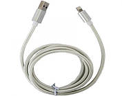 Usb кабель для Iphone 5G Dekkin Silver (2м)