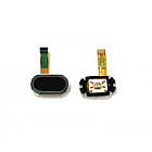 Шлейф Meizu M3, M3 Mini центральна кнопка (Home) Black