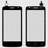 Сенсор (тачскрін) для Prestigio MultiPhone 3501 Duo чорне, фото 2