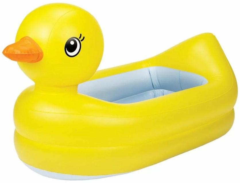 Надувна дитяча ванночка для купання Munchkin "Качечка" LA-16015 (79х48 см)