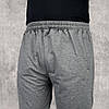 Чоловічі спортивні штани Розміри M-3XL Штани спортивні під манжет (Туреччина) Сірий колір, фото 6