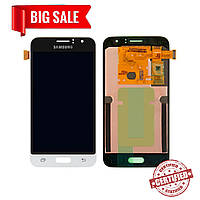 Модуль (дисплей + сенсор) Samsung J120H Galaxy J1 (2016) AMOLED білий