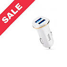 АЗП HOCO Z1/ 5V 2.1A MAx, 2USB (Iphone) білий