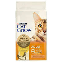 Сухий корм для котів PURINA CAT CHOW 15кг ADULT KURCZAK INDYK