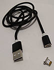 Магнітний USB-кабель (Iphone) DM-M12 чорний