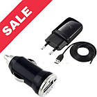 Автомобільний зарядний пристрій (220В) Htc