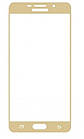 Захисне скло для Samsung A3 (2016) A310, 3D золотий
