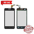 Сенсор (тачскрін) для Fly FS407 Stratus 6 чорний