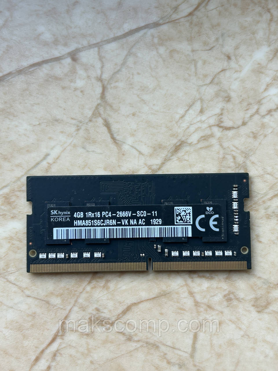 Пам'ять Hynix 4Gb PC4-2666V DDR4 So Dimm