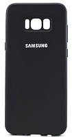 Силиконовый чехол Original Samsung S8 Plus (G955) Black