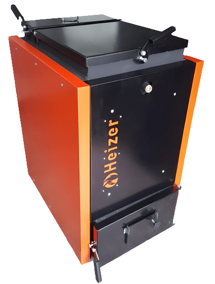 Котел горбова 10 кВт шахтний Heizer Opti