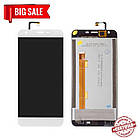 Модуль (дисплей+сенсор) для Oukitel K7000 білий