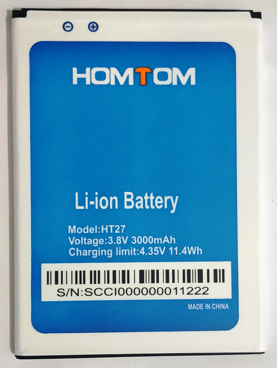 Акумулятор для Homtom HT27/HT27 Pro 3000mAh, фото 1