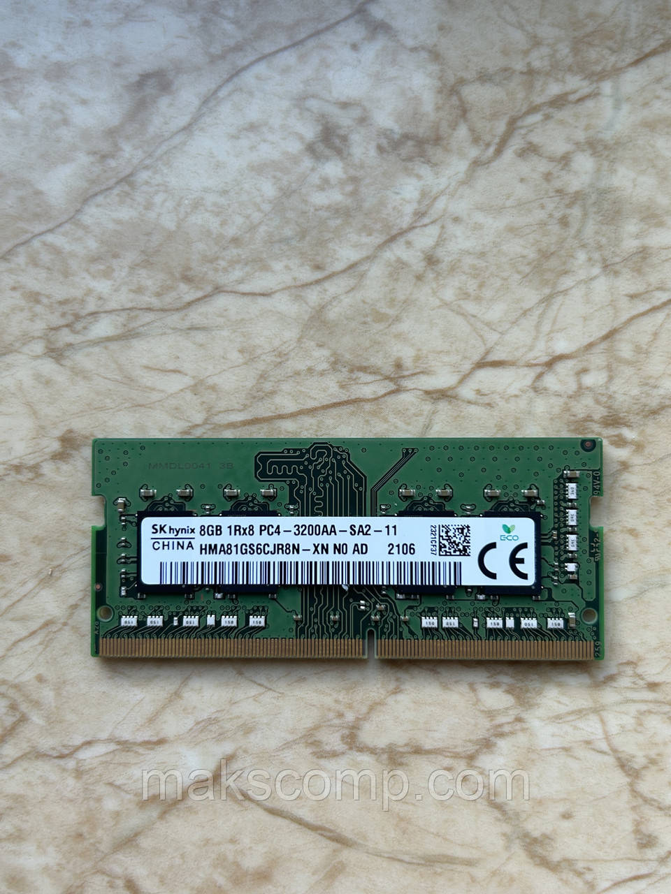 Пам'ять Hynix 8Gb PC4-3200AA DDR4 (HMAA1GS6CJR6N-XN)