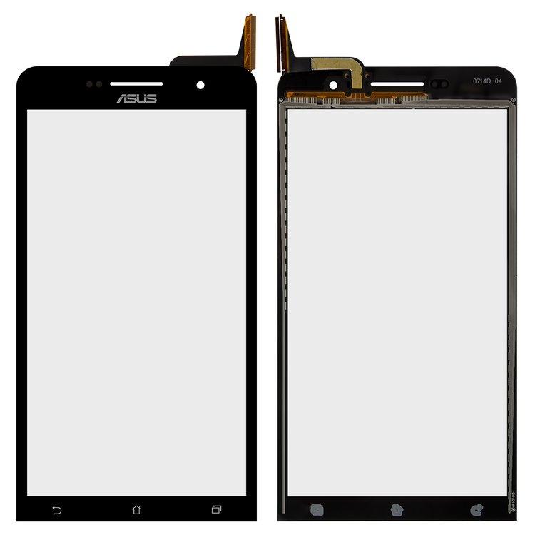 Сенсор (Touchscreen) для Asus ZenFone 6(A600CG) чорний, фото 1