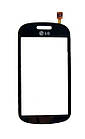 Touchscreen (екран) для LG GT350 чорний