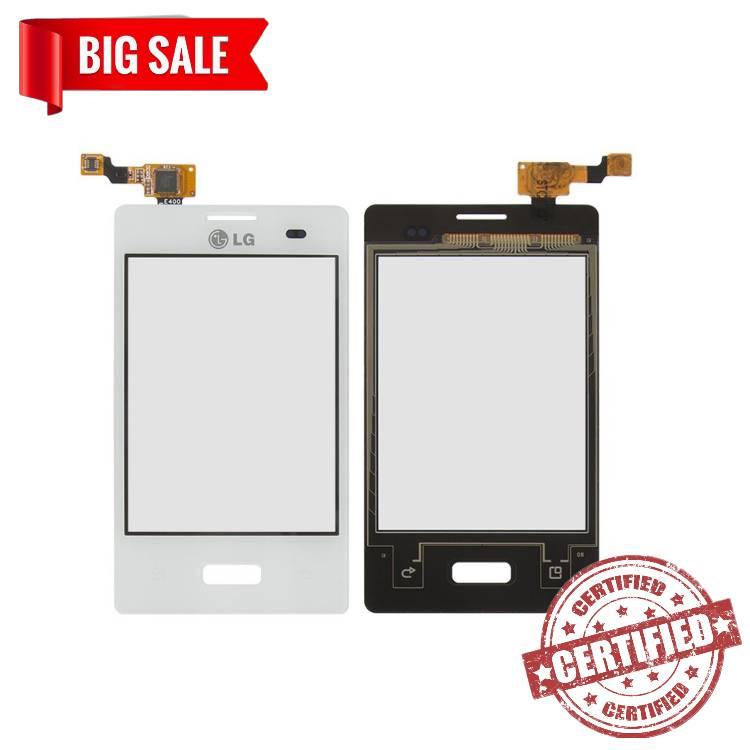 Сенсор (тачскрін) для LG E400 Optimus L3 білий, фото 1