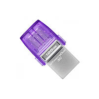 Флеш пам'ять Kingston DataTraveler microDuo 3C 128 GB Violet USB 3.2 Gen 1/USB Type-C (DTDUO3CG3/128GB)