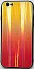 Силіконовий чохол "Скляний Shine Gradient" iPhone 6 (Sunset red) #5