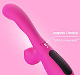 Вакуумний подвійний вібратор Double Sucker арт03, фото 2