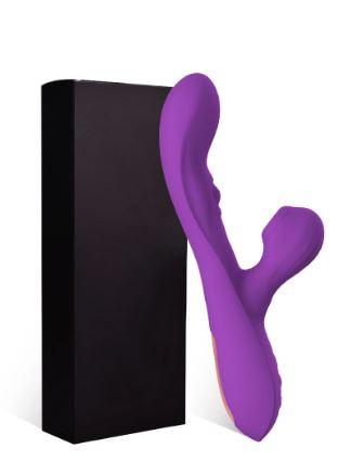 Вакуумний подвійний вібратор Double Sucker арт03, фото 1