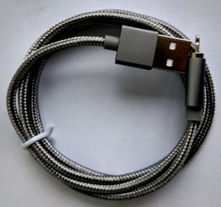 USB Кабель HOCO U40A "Magnetic" Cable Lightning 1m, фото 1