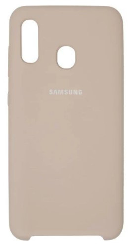 Силіконовий чохол "Original Silicone Case" Samsung A207 / A20S pink-sand