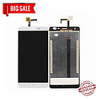 Модуль (дисплей+сенсор) для Oukitel K6000 Pro білий