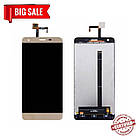 Модуль (дисплей+сенсор) для Oukitel K6000 Pro золотий