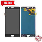 Модуль (дисплей + сенсор) для OnePlus 3 A3003/3T A3010 (OLED) чорний