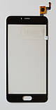 Сенсор (Touchscreen) для Meizu M5 (M611) чорний, фото 3