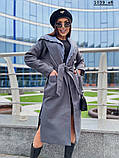 Пальто жіноче кашемірове 1039 АБ, фото 7