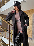 Пальто жіноче кашемірове 1039 АБ, фото 4