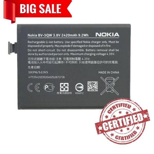 Акумулятор (Батарея) BV-5QW для Nokia Lumia 930 2420mAh, фото 1