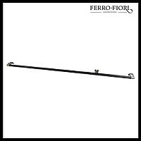 Ручка мебельная длина 1068мм Ferro Fiori цвет черный браш/состаренная сталь