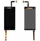 Модуль (сенсор + дисплей) HTC Windows Phone 8X C620e чорний