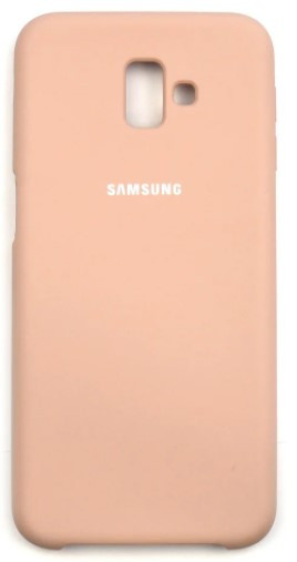 Силіконовий чохол "Original Silicone Case" Samsung J6 Plus 2018/J610 пудровий